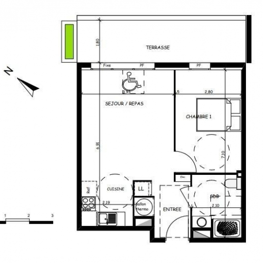  Annonces ARGELES : Appartement | SAINT-CYPRIEN (66750) | 44 m2 | 137 000 € 