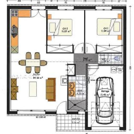  Annonces ARGELES : Maison / Villa | MONTESQUIEU-DES-ALBERES (66740) | 80 m2 | 225 000 &euro; 
